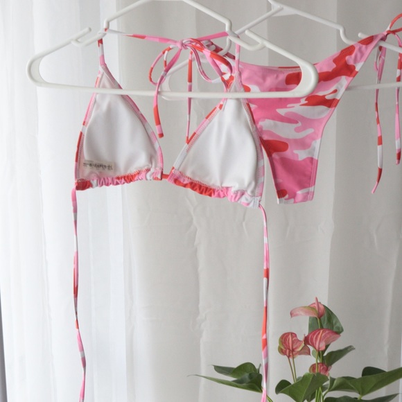 COPY - PINK AND RED ARMY BIKINI SET ❤️💗 - Picture 3 of 3